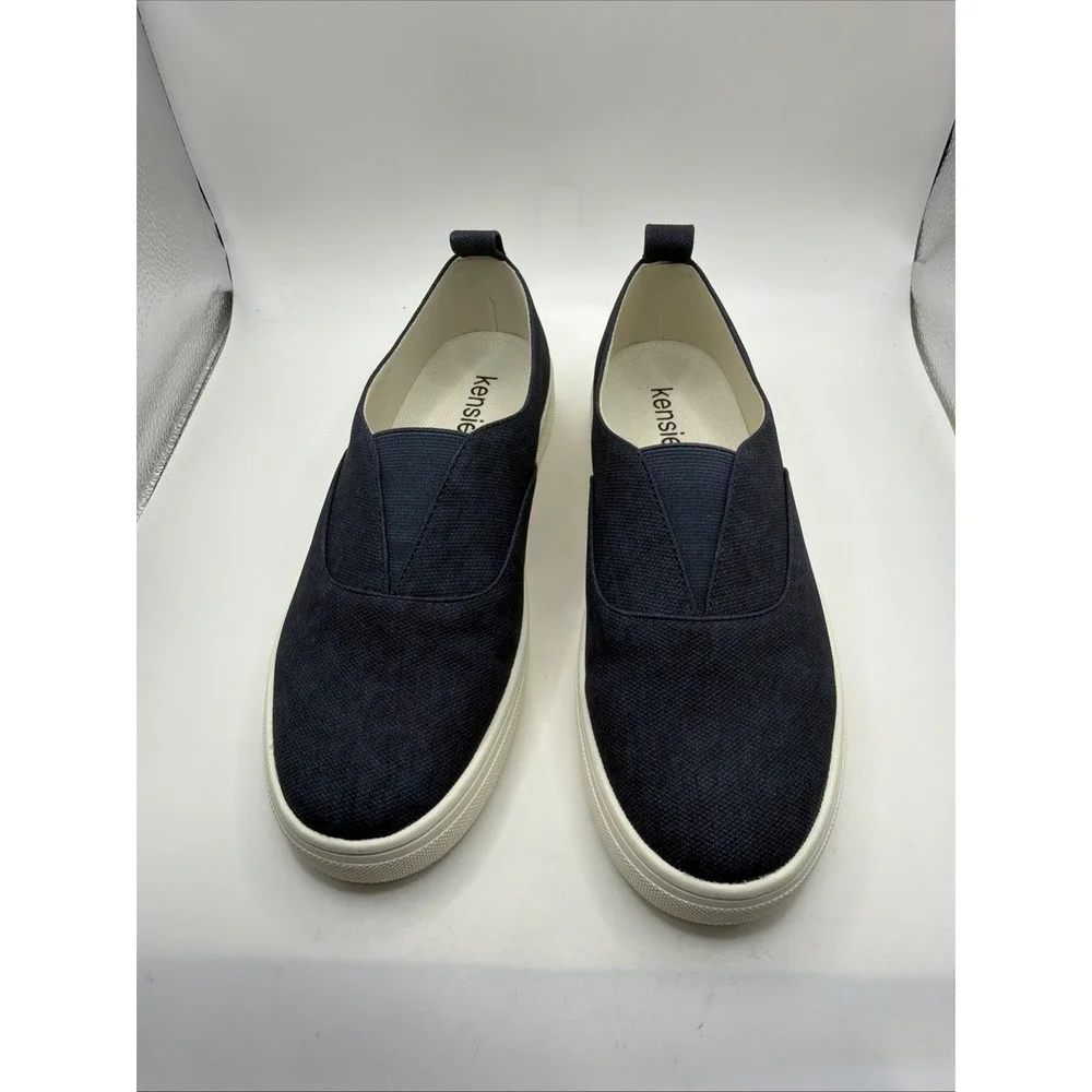 Kensie‎ Salia Women's Slip On Comfort Casual Shoes, Navy. Size 8.5